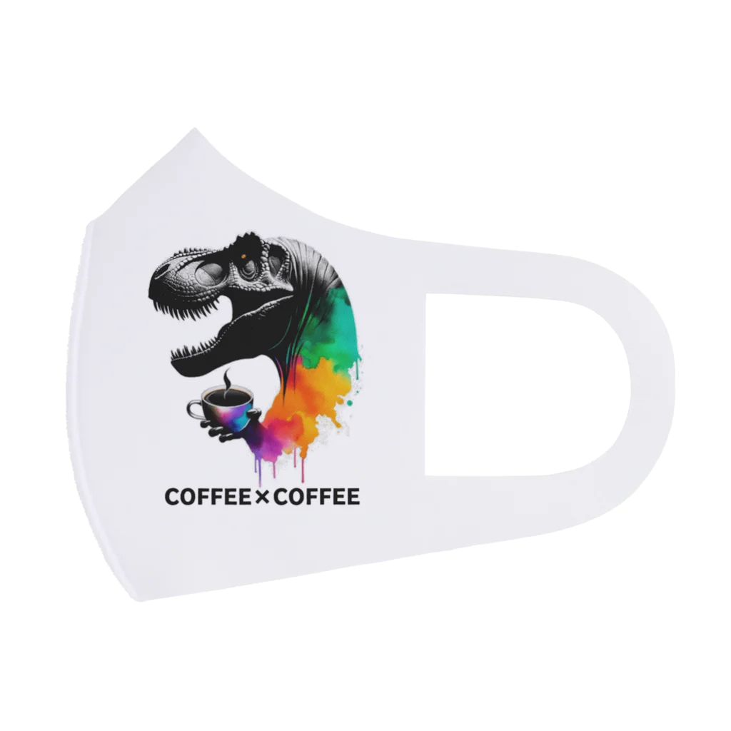 ディノアートラボ✴︎DINO ART LABの COFFEE×COFFEE フルグラフィックマスク