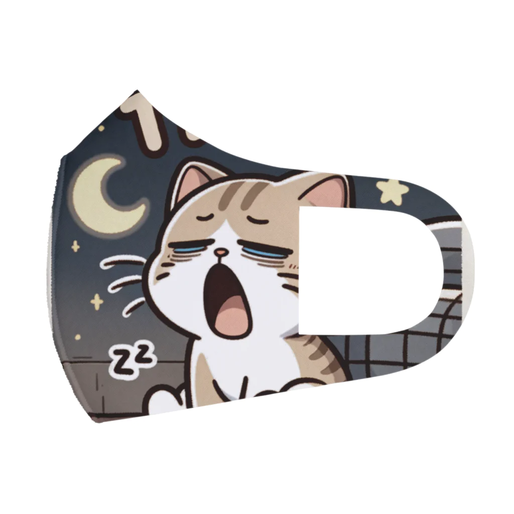 mimikkyu322のTired cat7 Face Mask