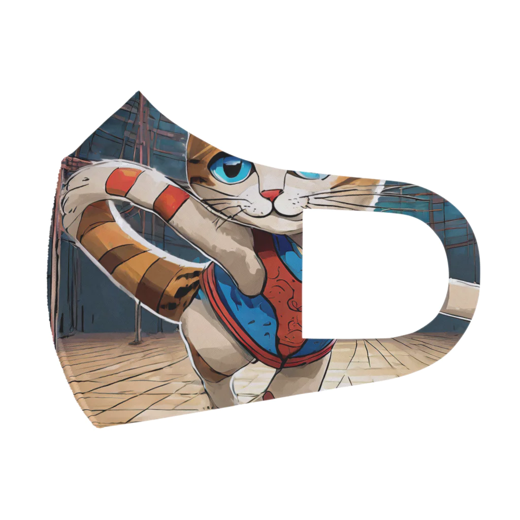 bleeの新体操する猫 フルグラフィックマスク