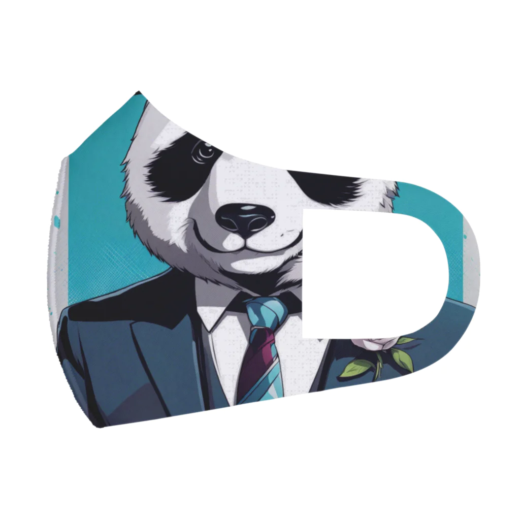 crazypanda2のビジネスパンダ Face Mask