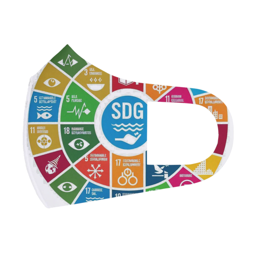 happiness_shopのSDGs（持続可能な開発目標） フルグラフィックマスク