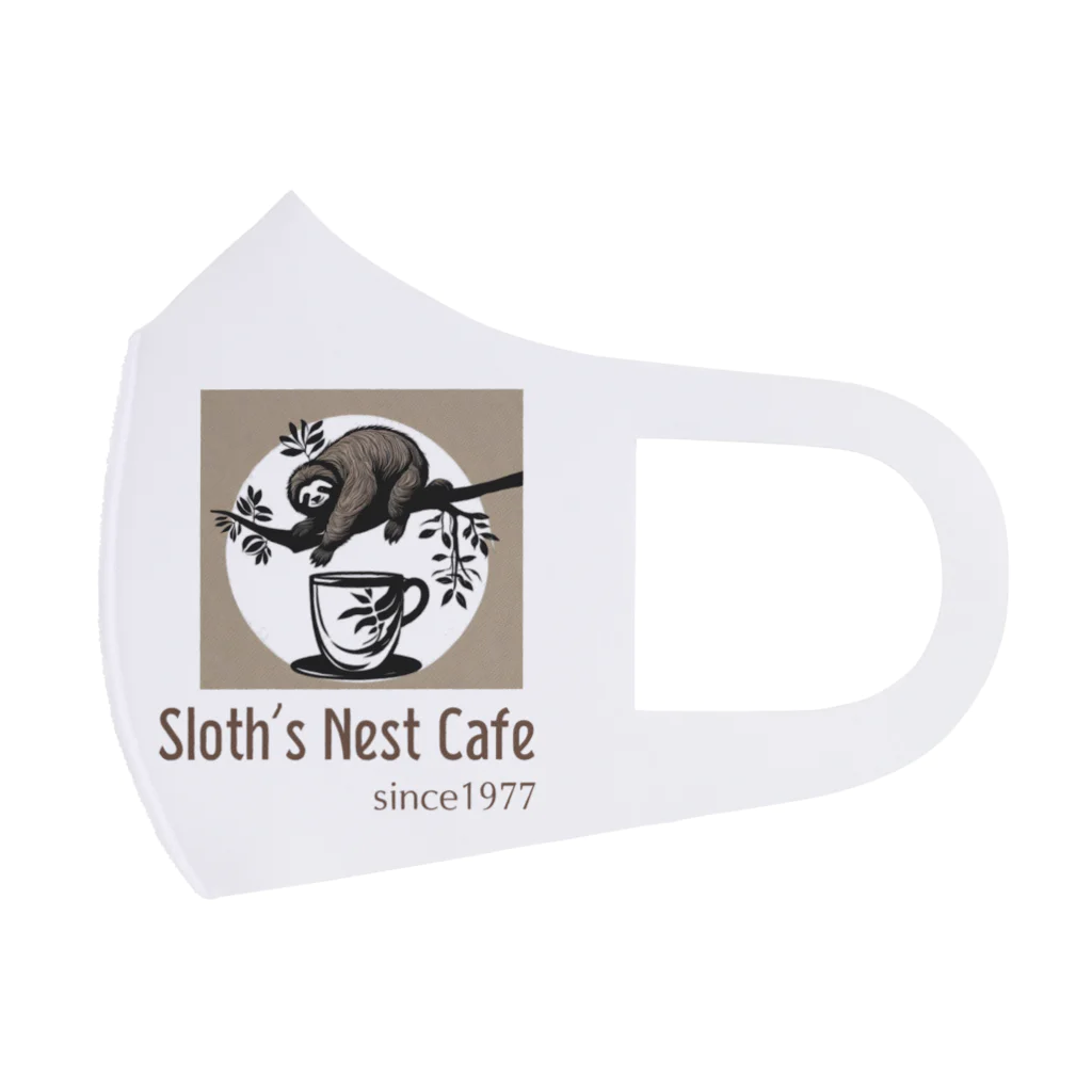 leisurely_lifeのSloth’s Nest Café Face Mask