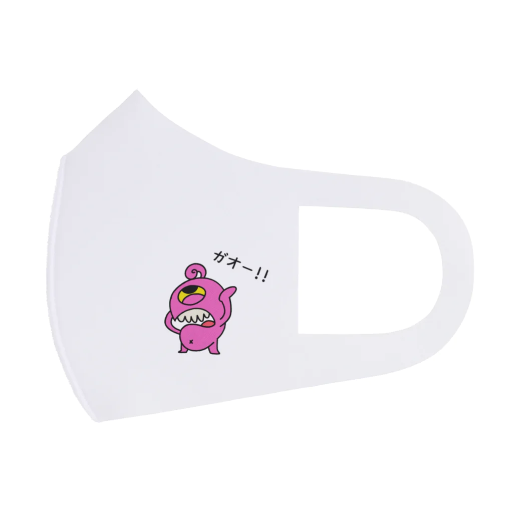 花馬〜Hanauma〜のピンク怪獣 for Kids フルグラフィックマスク