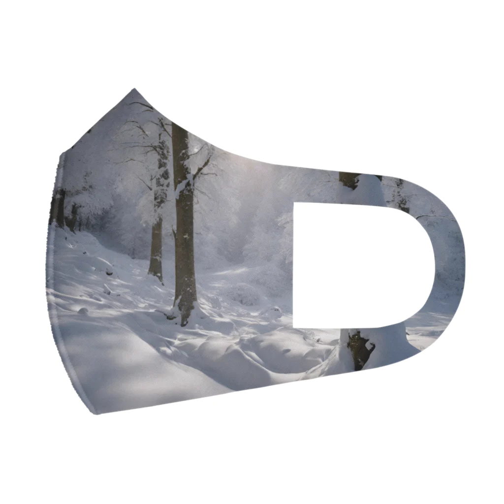 Atrantickの美しい雪景色グッズ フルグラフィックマスク