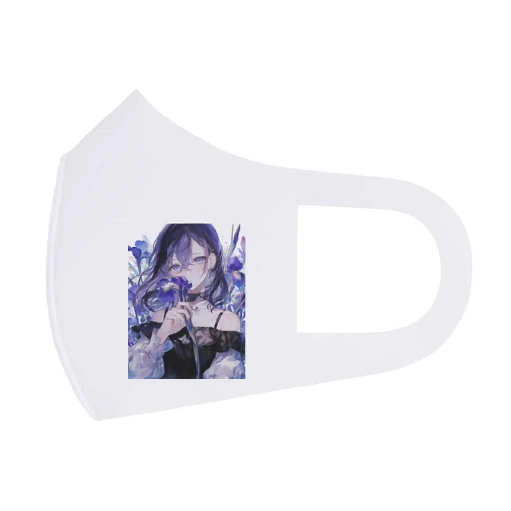 AQUAMETAVERSEの花菖蒲の優美な香り　BLUE PLUM  691 フルグラフィックマスク