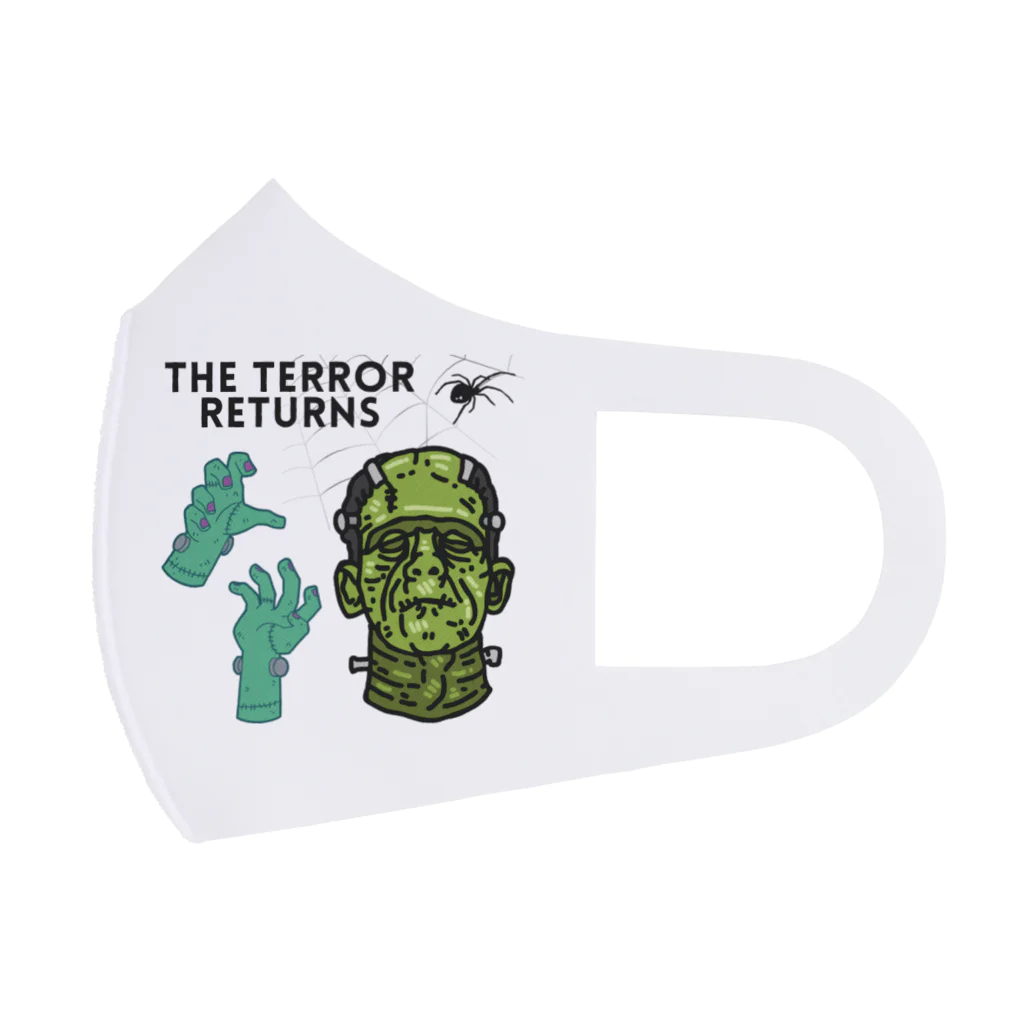 CHIBE86のThe terror returns（恐怖の復活） Face Mask