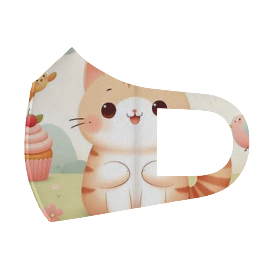 Rパンダ屋の「可愛い猫」グッズ Face Mask