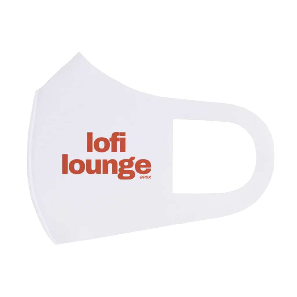 Lofi LoungeのLofi Lounge 赤 フルグラフィックマスク