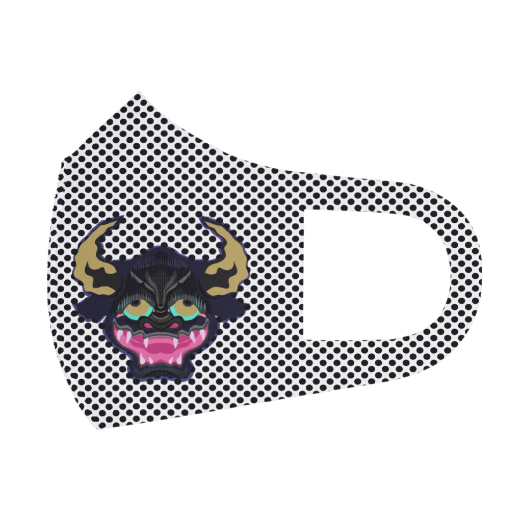 しんぽう なおこ 仮面作家の牛鬼マスク Face Mask