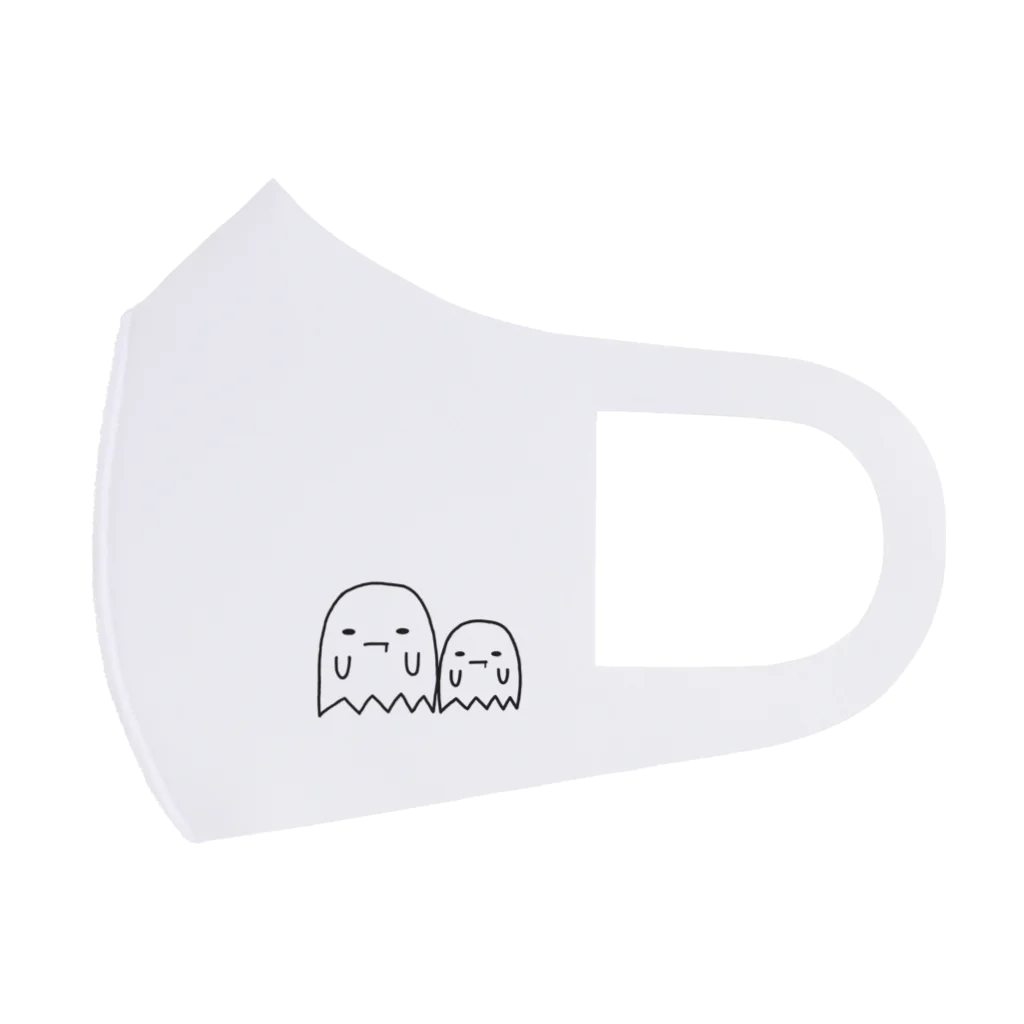 なないろlatte*のよだれおばけ Face Mask