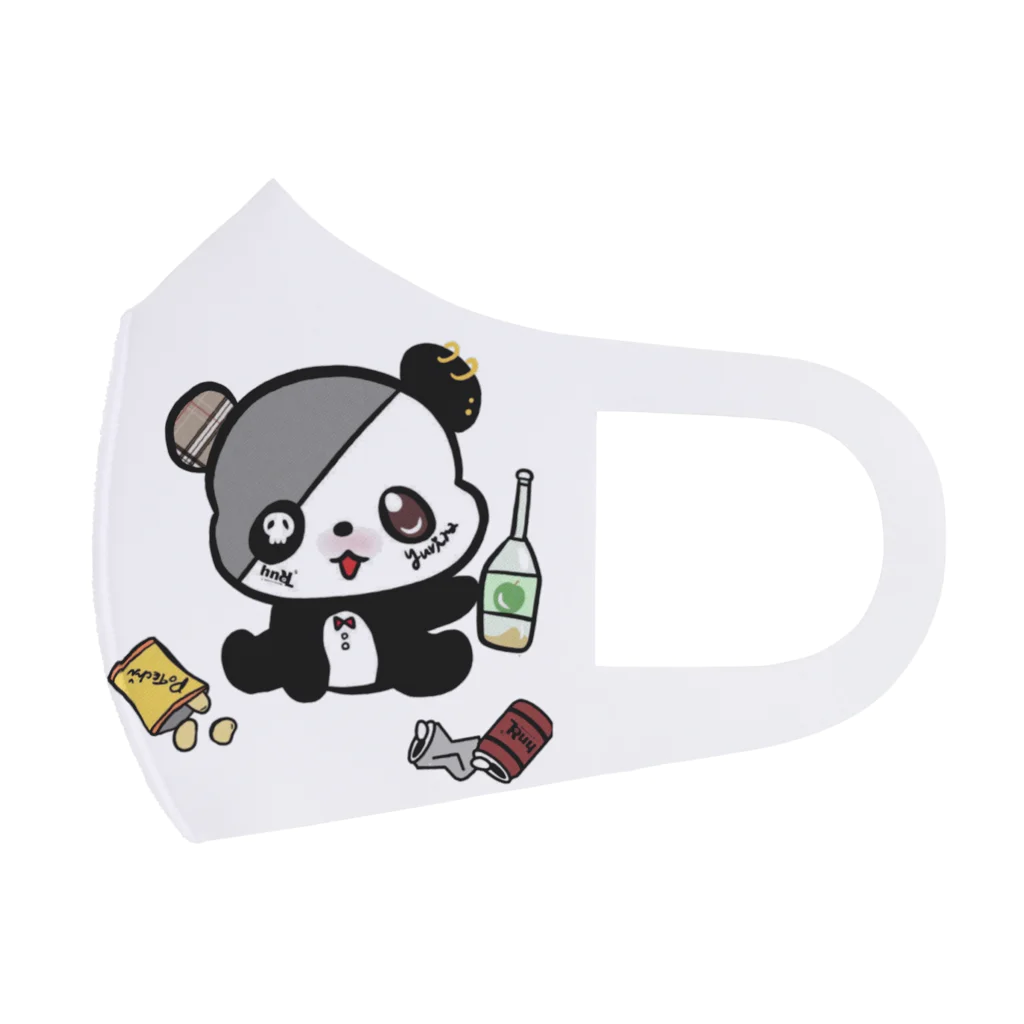 ゆりたん麺の🍾酒パンダ🐼 フルグラフィックマスク