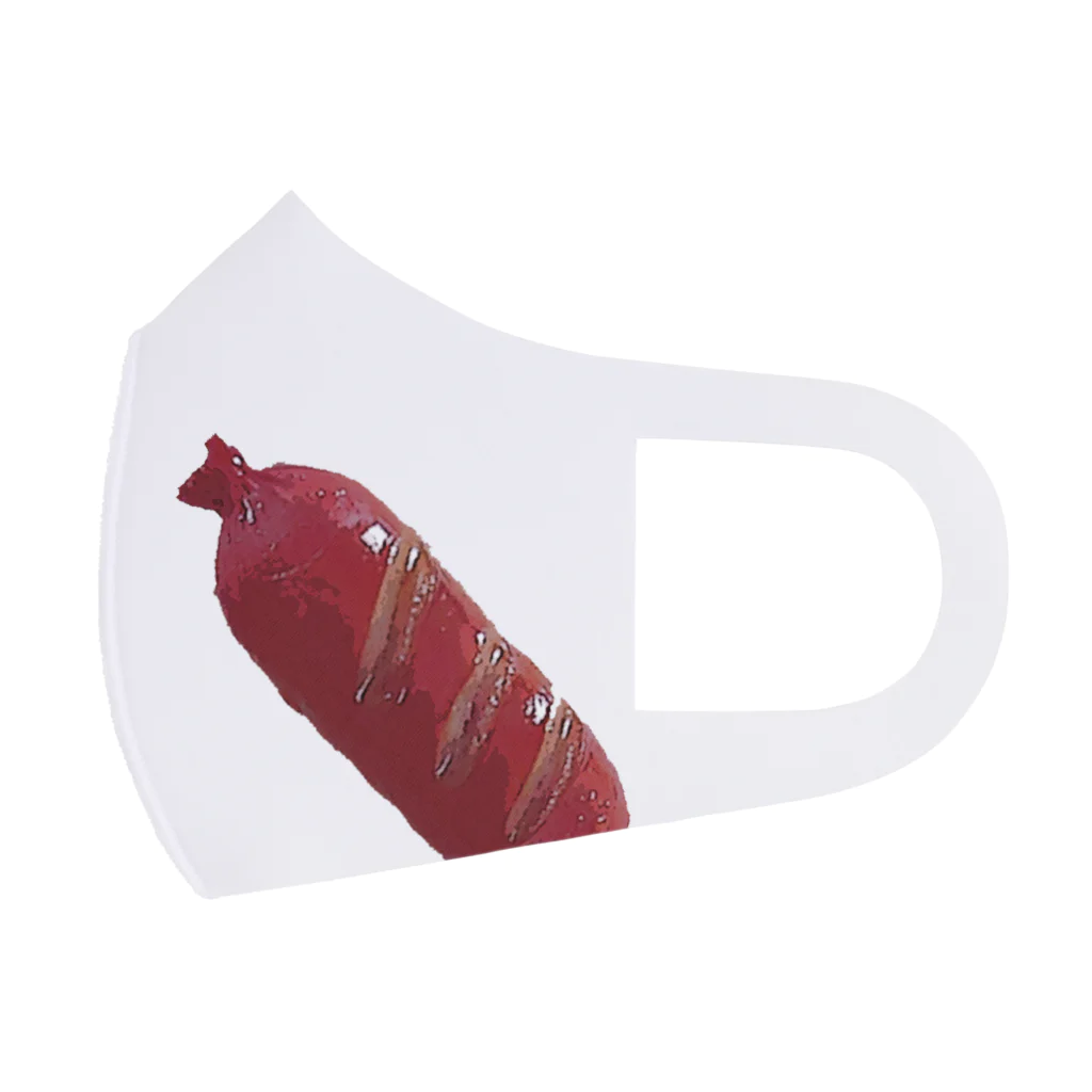 プリティベアの赤ウィンナー フルグラフィックマスク