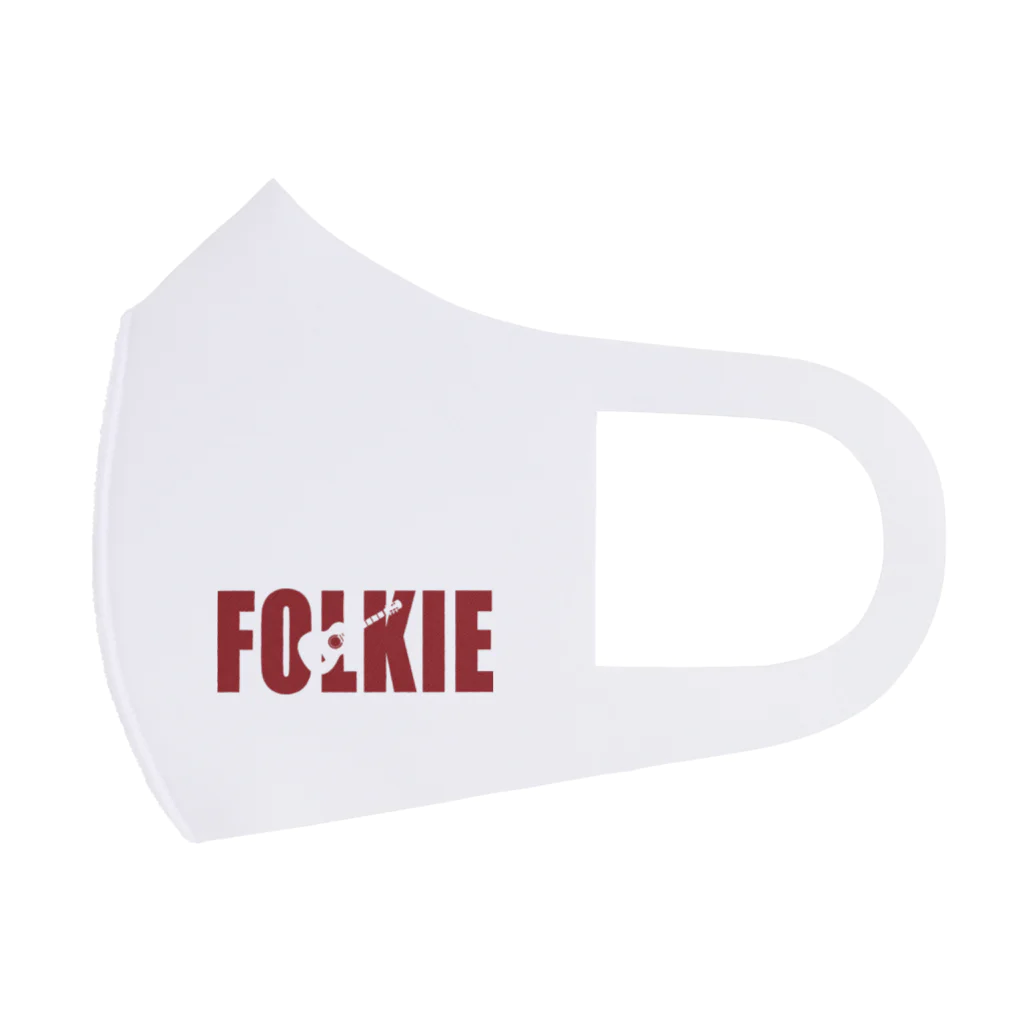 FOLKIEのFOLKIE赤ロゴ Face Mask