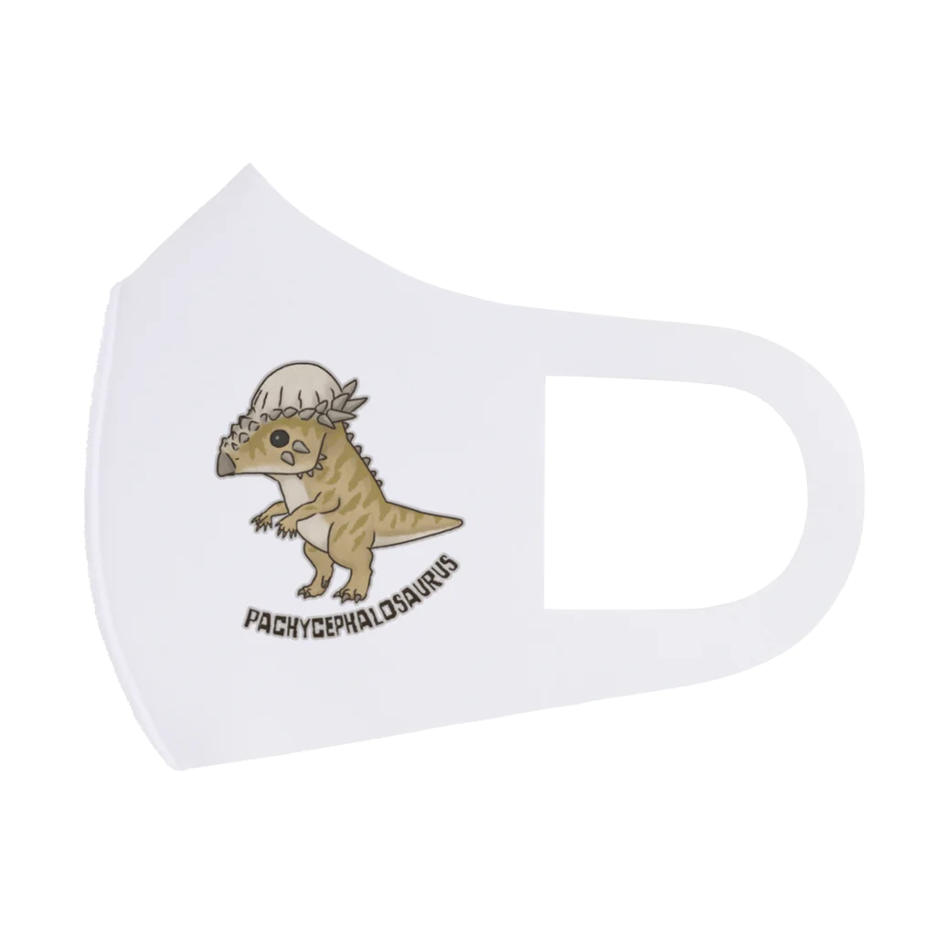 すとろべりーガムFactoryの恐竜 パキケファロサウルス Face Mask