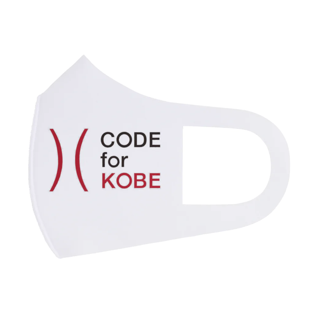 神戸ニシタニ企画のCode for Kobe ロゴアイテム フルグラフィックマスク