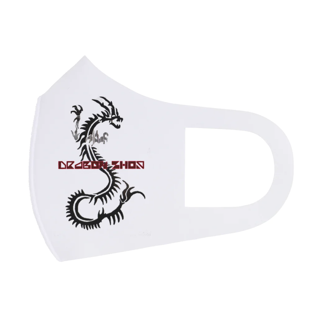 Dragon SHOPのDragon SHOPロゴ フルグラフィックマスク