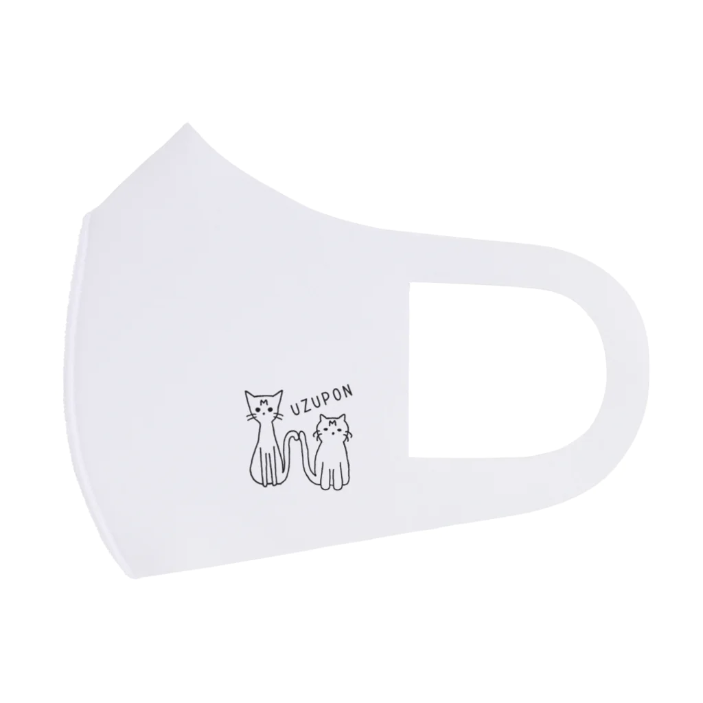 うずらねこしょっぷのうずぽんイラスト Face Mask