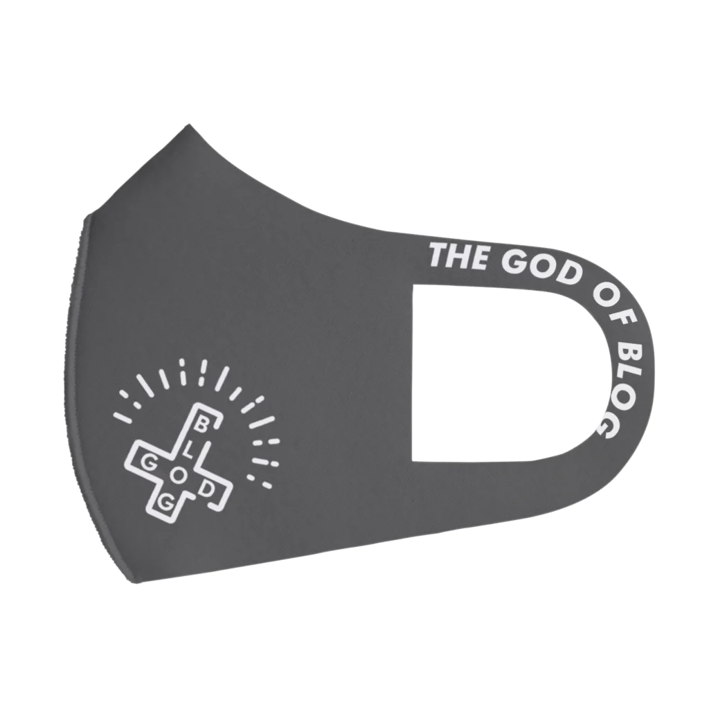 へぼ屋のTHE GOD OF BLOG マスク Face Mask