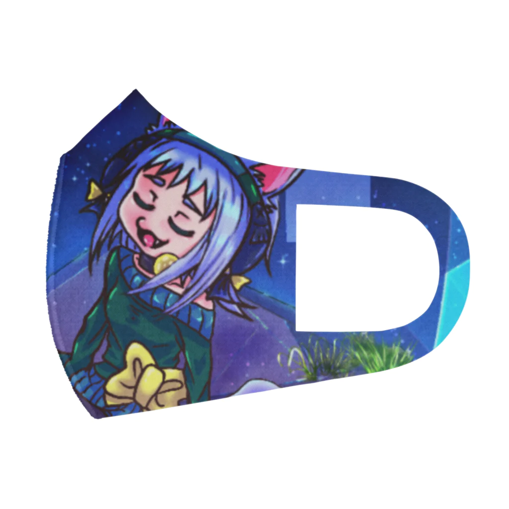 さらだの星影またたく波の花 Face Mask