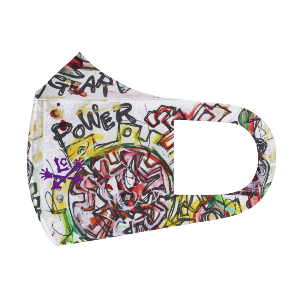 ERIKOERIN ART SHOPのART MASKでPower UP／DYNAMIC POWER GEAR Face Mask