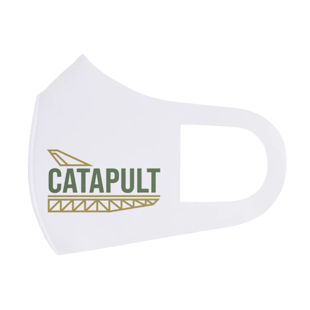 kimchinのカタパルト CATAPULT ロゴ Face Mask