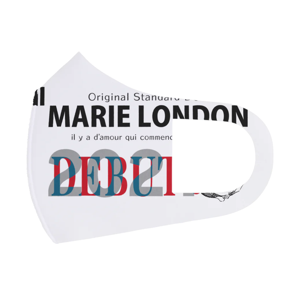 MARIE LONDON クーポンショップのマリロンデビュー限定 フルグラフィックマスク