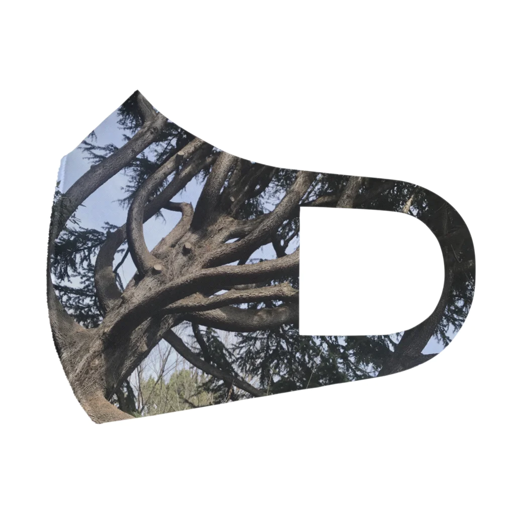 ××のカギシッポの気になる樹　マッチョタイプ フルグラフィックマスク
