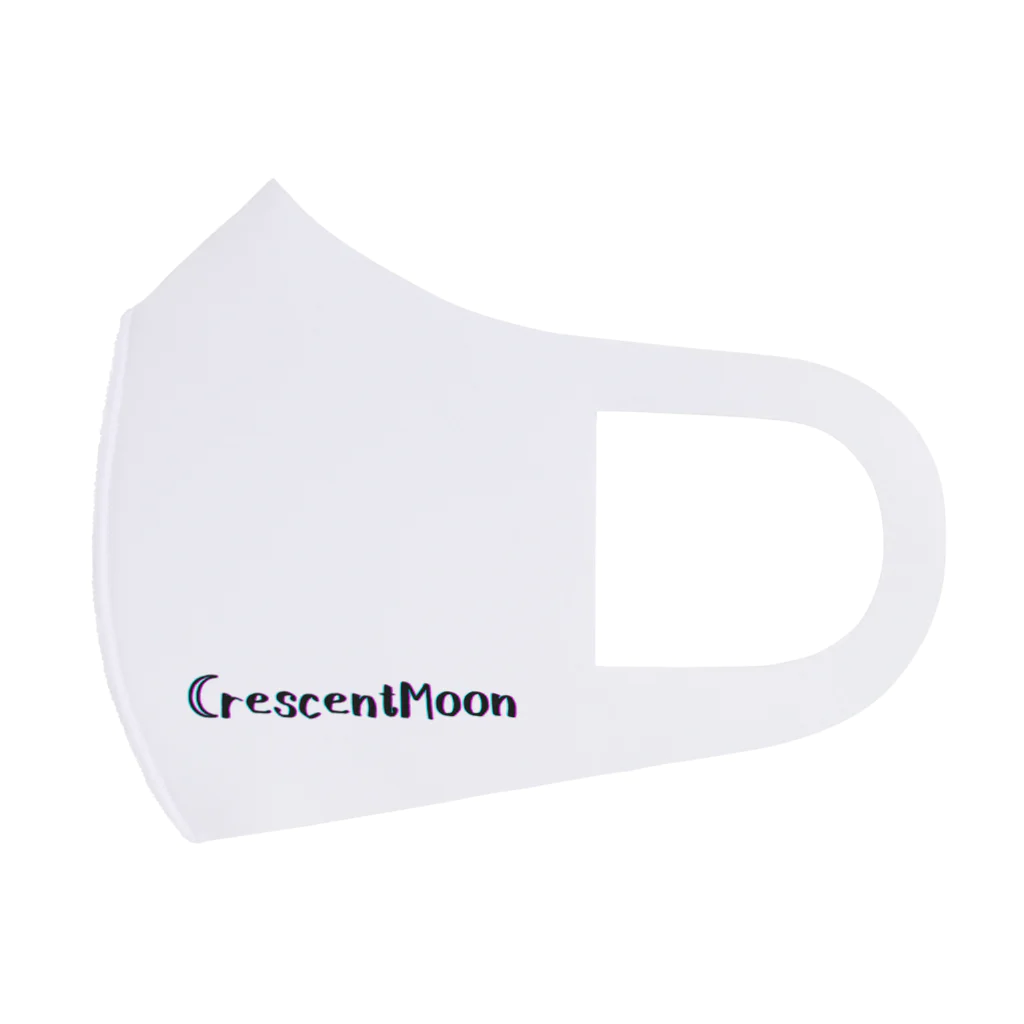 CrescentMoonのCrescentMoonロゴ フルグラフィックマスク