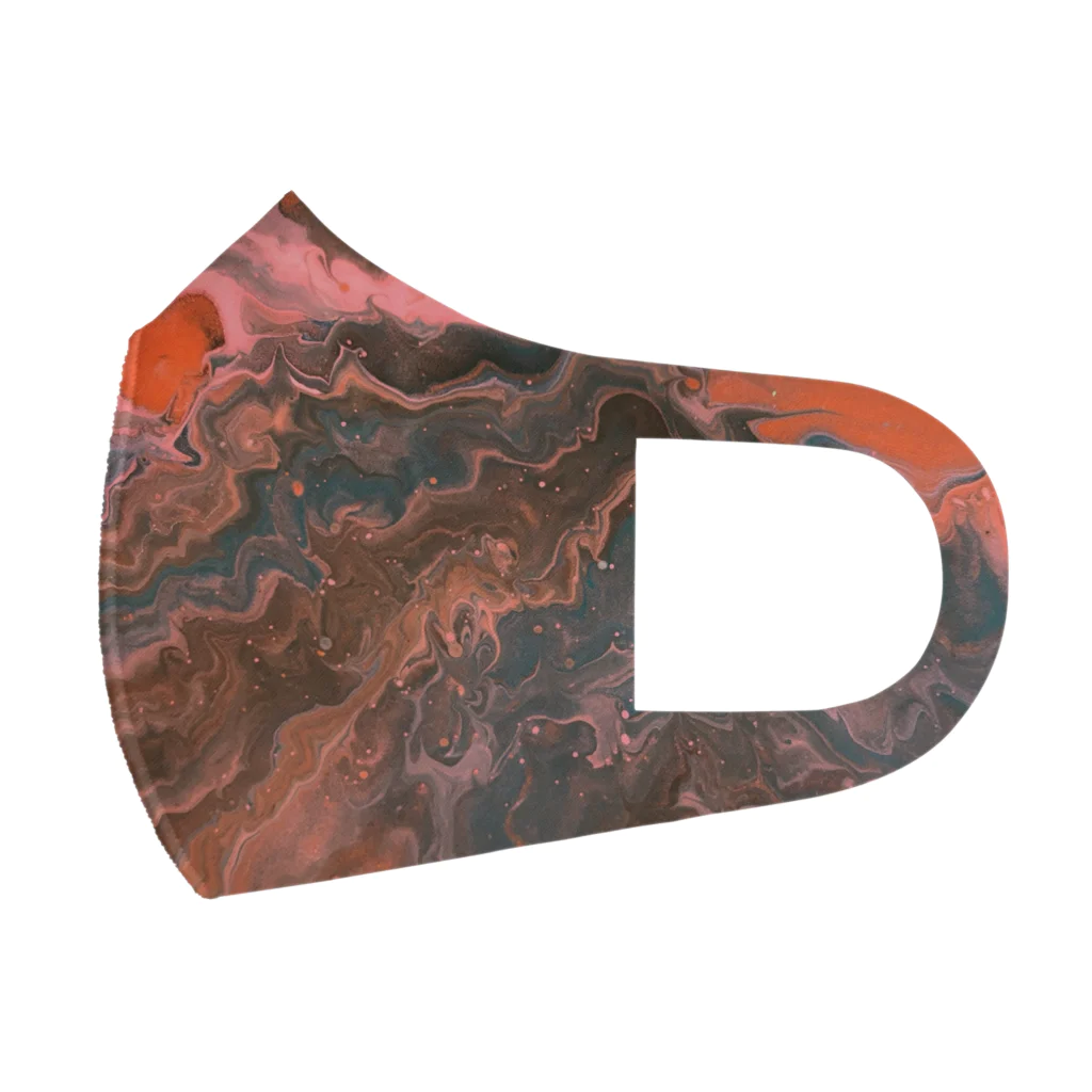 yjb_22のfluidart_flymdl Face Mask