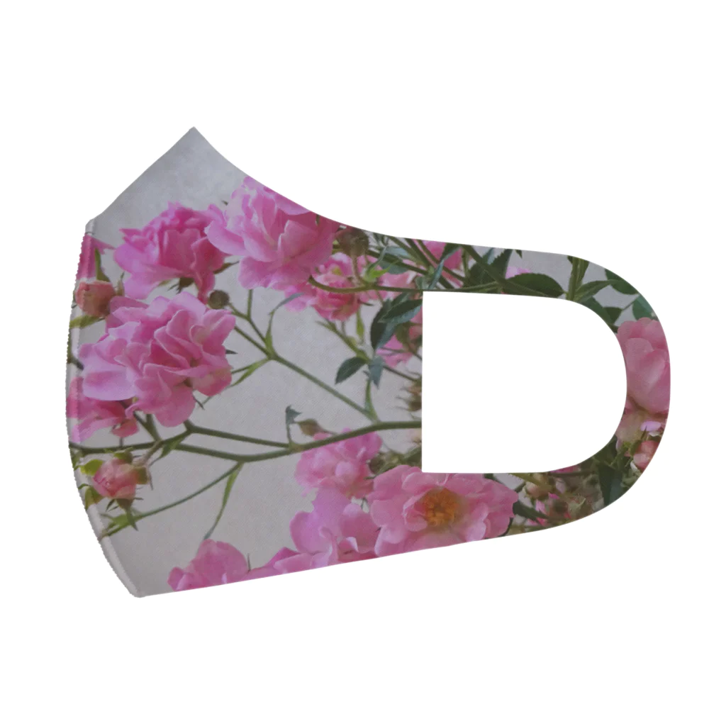 プルーミィグッズのミニバラ フルグラフィックマスク
