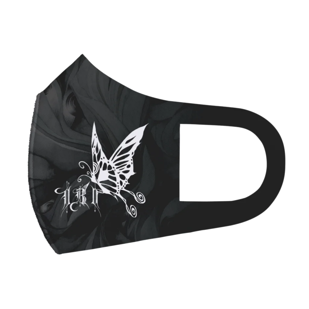 IBI-MATTER-のIBI Logo-MASK " Butterfly" Face Mask