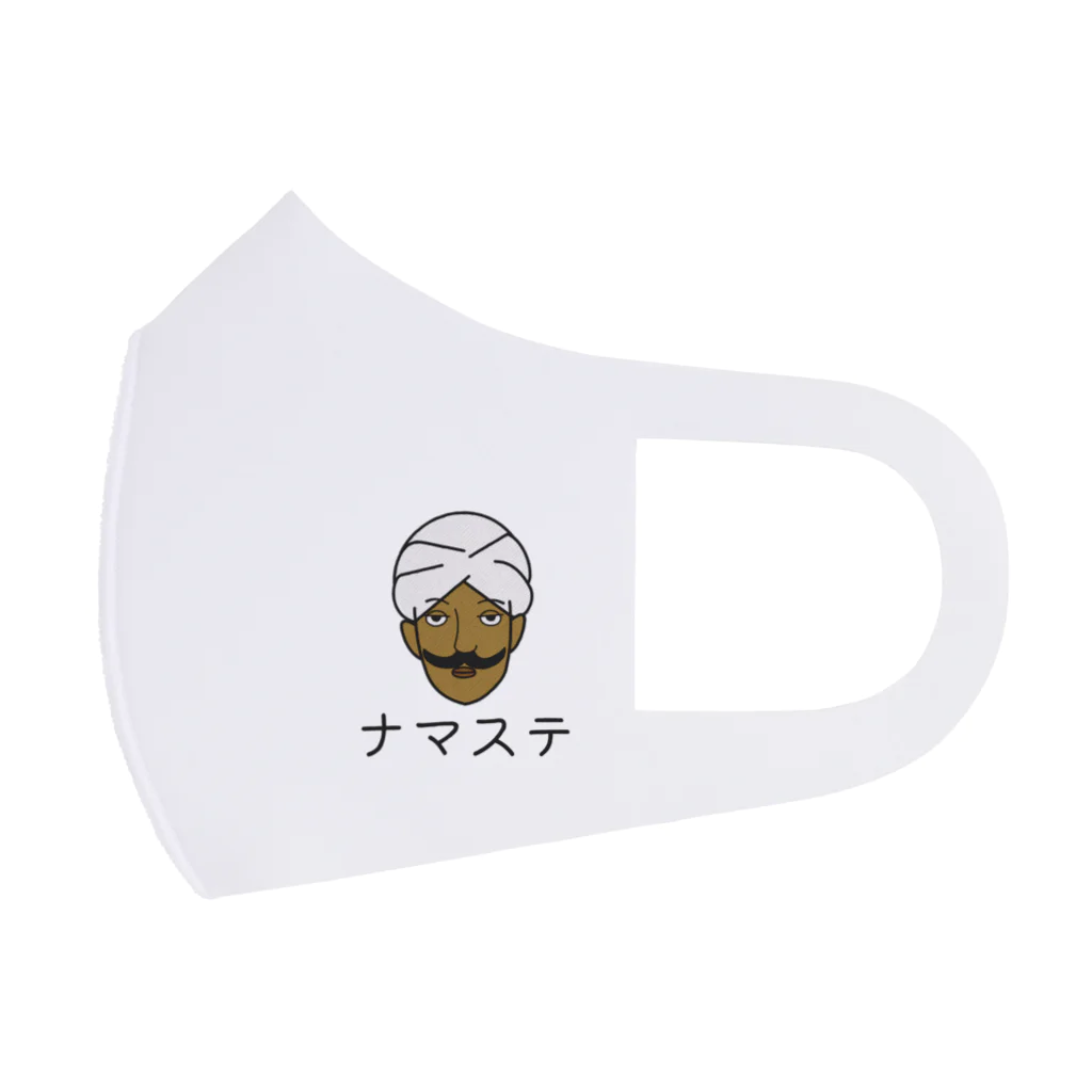 野村商店のインド人君 Face Mask