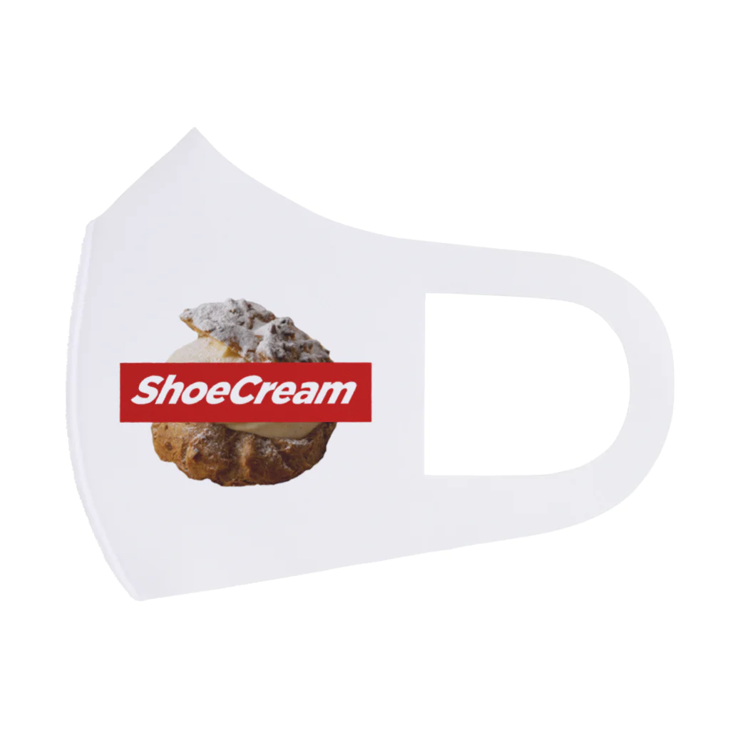 おもしろいTシャツ屋さんのShoe Cream SHOECREAM シュークリーム フルグラフィックマスク