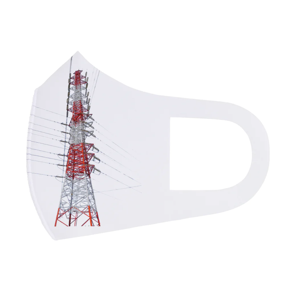 STEEL TOWER rainyの川崎火力線No50 フルグラフィックマスク