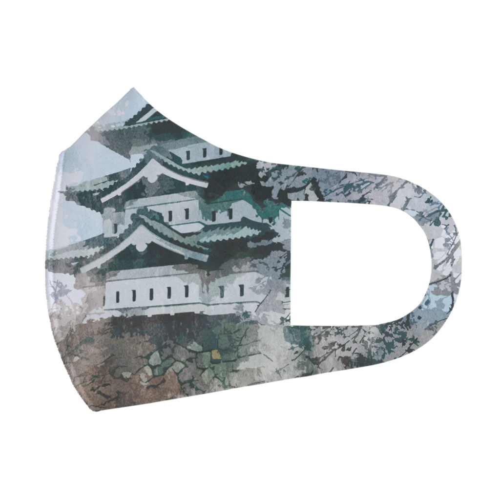 松や SUZURI店の弘前城散策 Face Mask