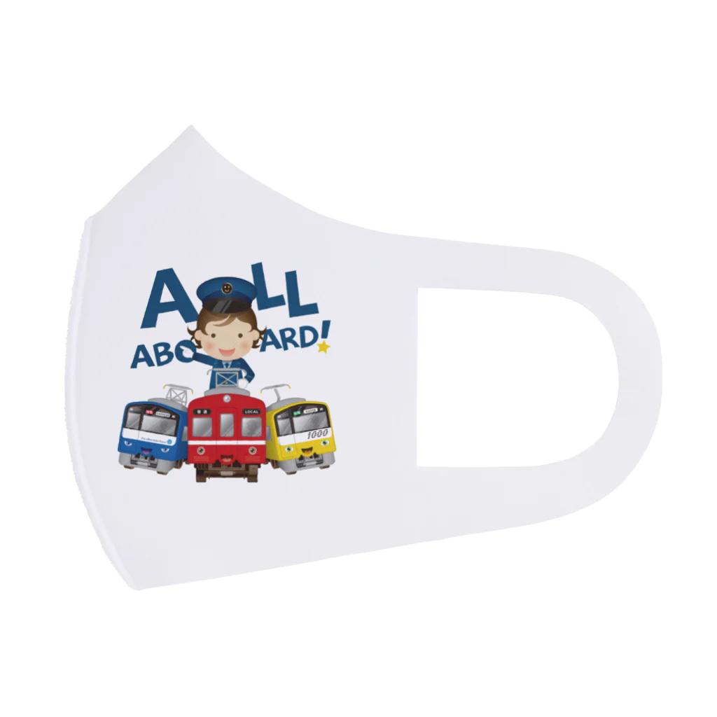 Train Kids! SOUVENIR SHOPの出発進行( All aboard ) ! フルグラフィックマスク