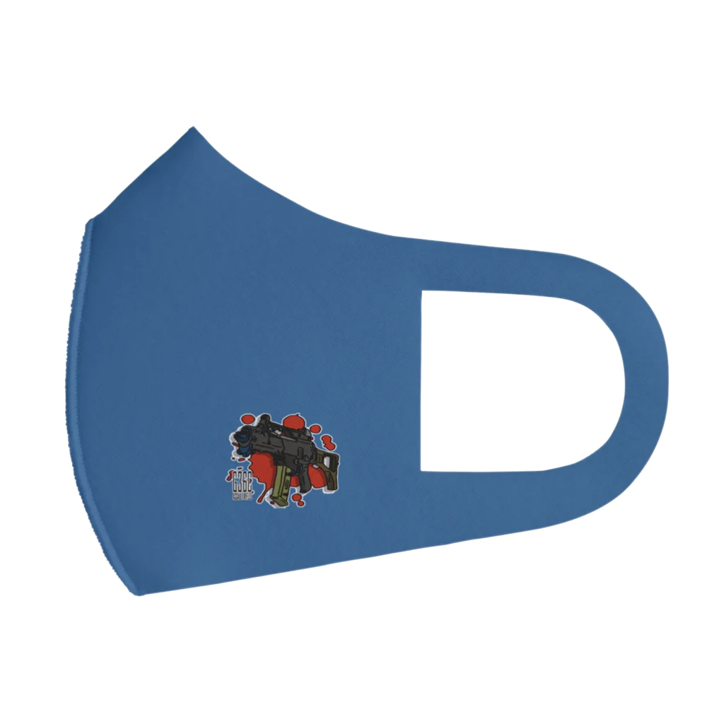 サバイバルデザイン チームシックスのマスクG36C-ブルー フルグラフィックマスク