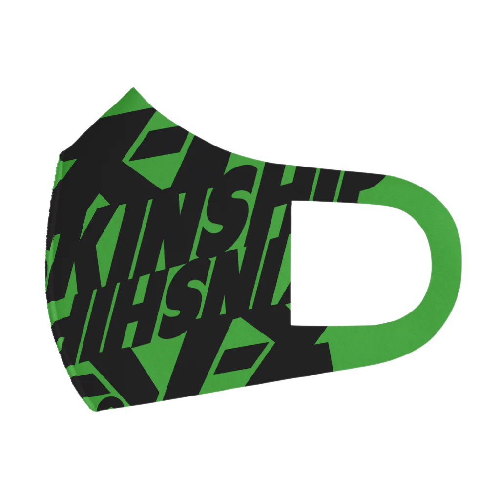 SUPER SKINSHIPのSSS MASK_GREEN フルグラフィックマスク