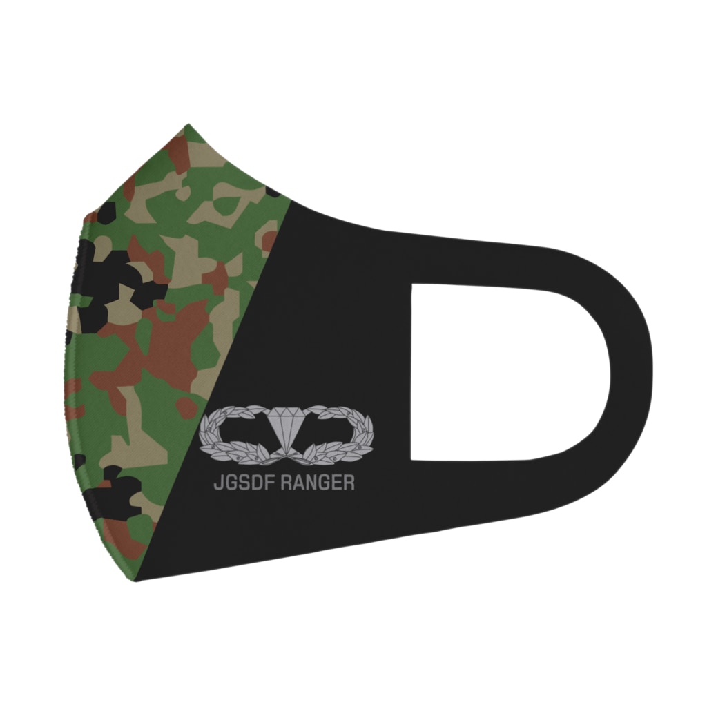 Y.T.S.D.F.Design　自衛隊関連デザインの陸上自衛隊　レンジャー　3等陸曹 Face Mask