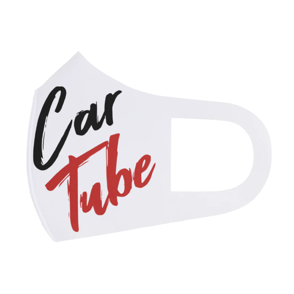 新車購入アドバンスチャンネル【CarTube】のCarTubeマスク（赤黒） フルグラフィックマスク