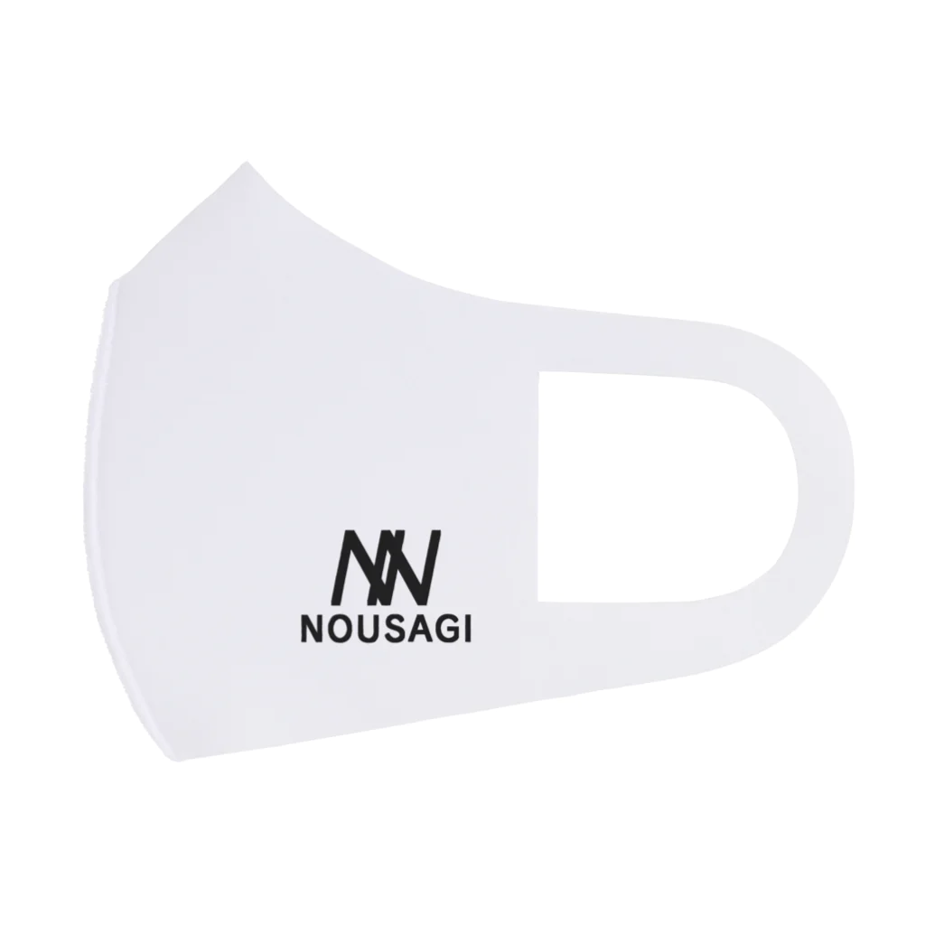 NOUSAGIのダブルNプリント フルグラフィックマスク