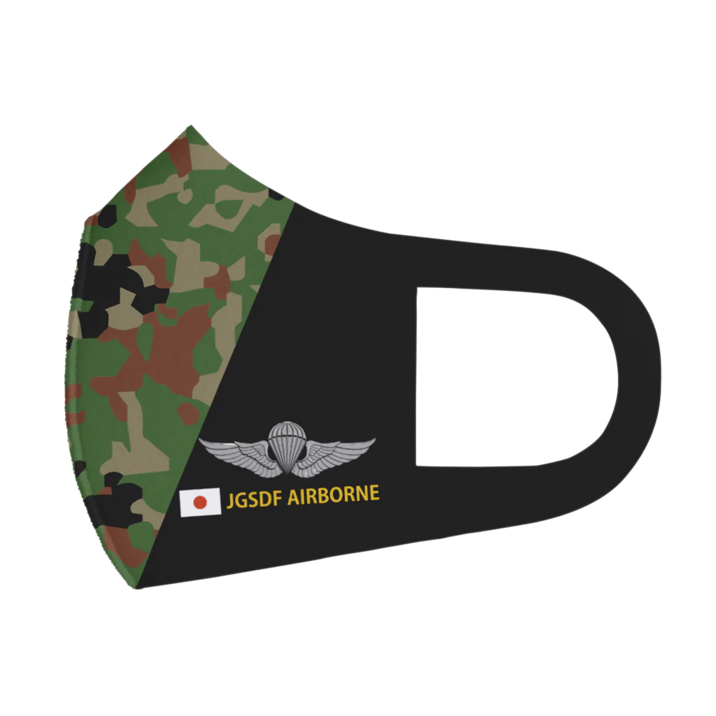 Y.T.S.D.F.Design　自衛隊関連デザインの陸上自衛隊　空挺　３等陸尉 Face Mask