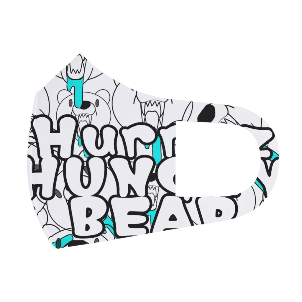 Hurryz HUNGRY BEARのHurryz HUNGRY BEAR たくさんシリーズ フルグラフィックマスク