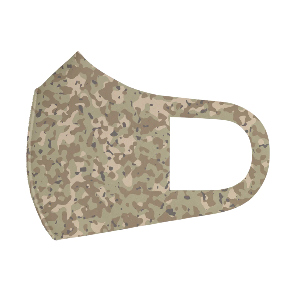 Military Casual LittleJoke のCamo DesertCamp 砂漠用迷彩 サバゲー装備 Face Mask