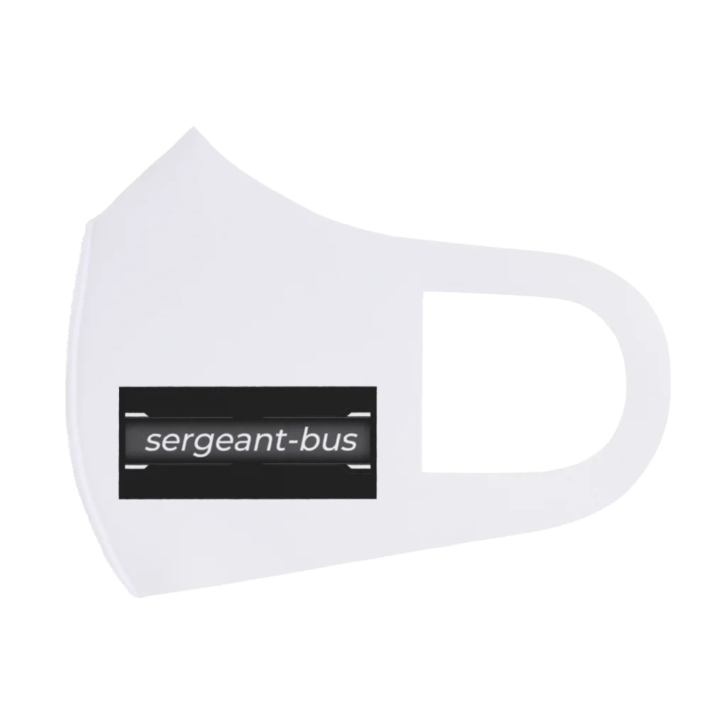 Sergeant-busのバス軍曹マスク（枠付き） Face Mask