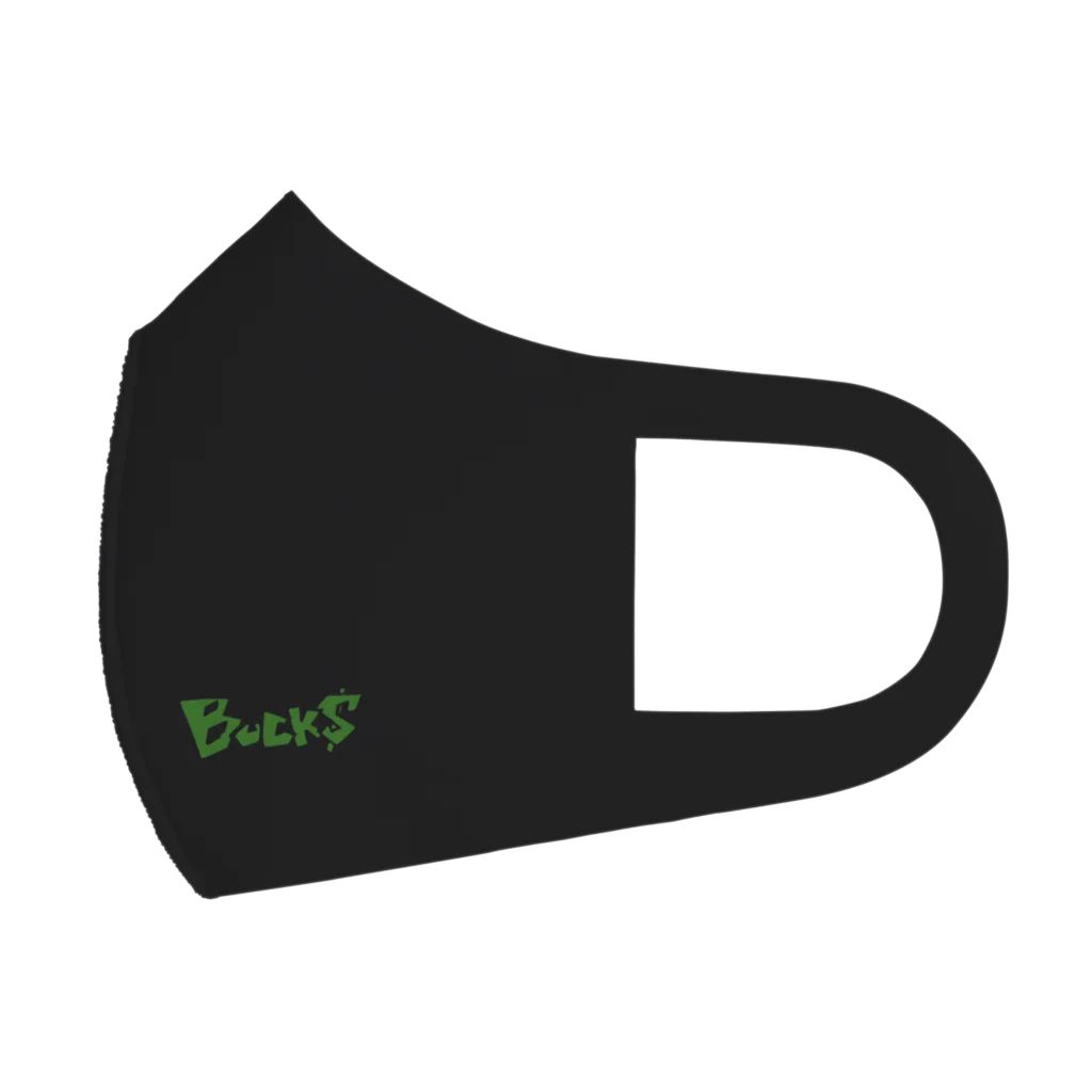 BucksのBuck$ロゴ マスク フルグラフィックマスク