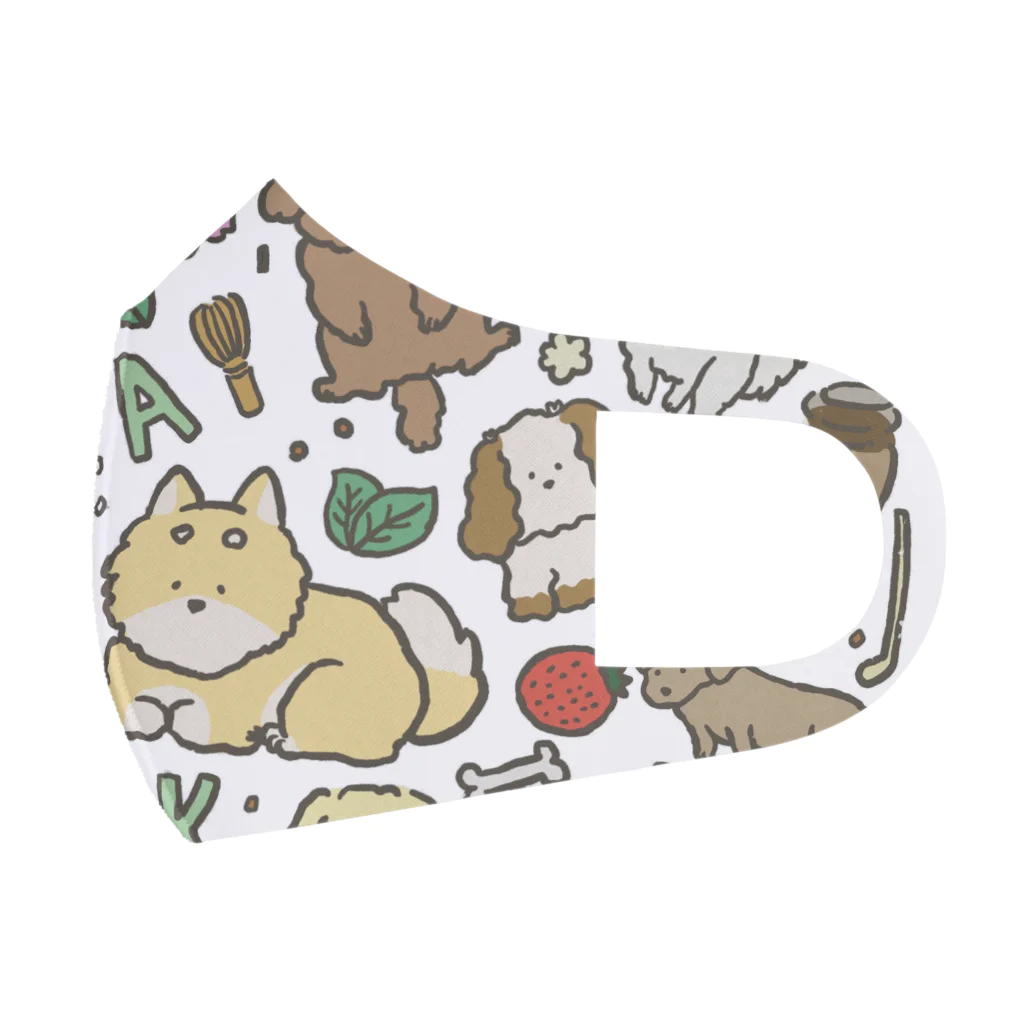 HANOKA🌿のいろいろな犬たち Face Mask