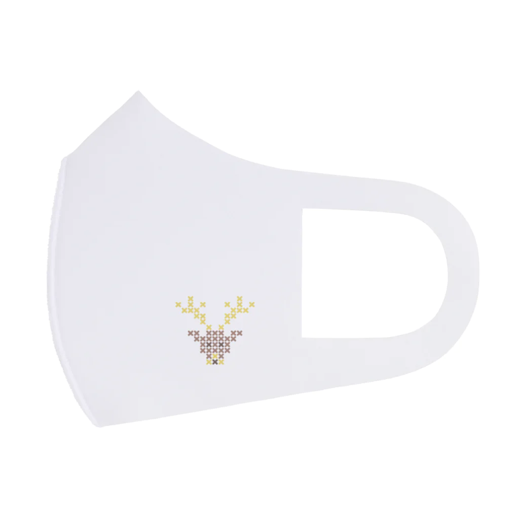 shisoppaの雄鹿 Cross-stitch Face Mask