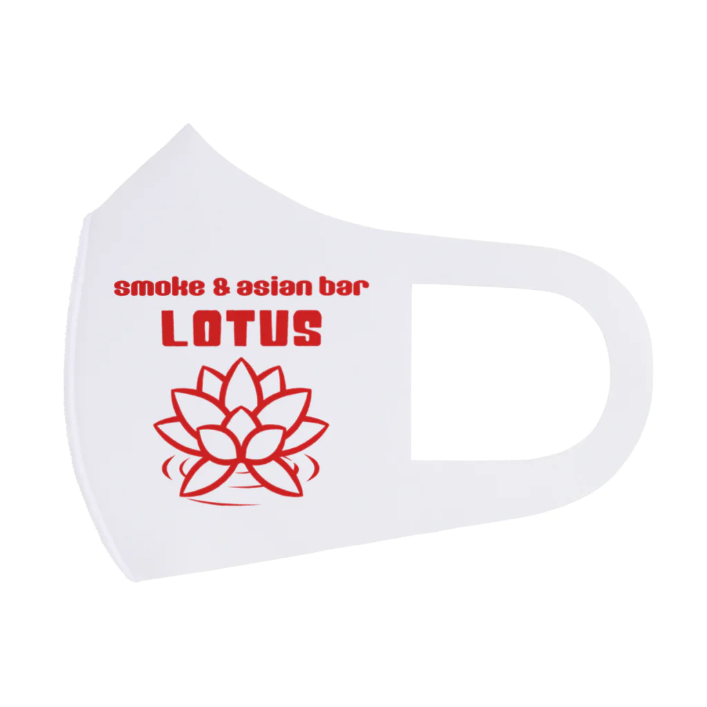 LOTUSの赤ロゴ フルグラフィックマスク