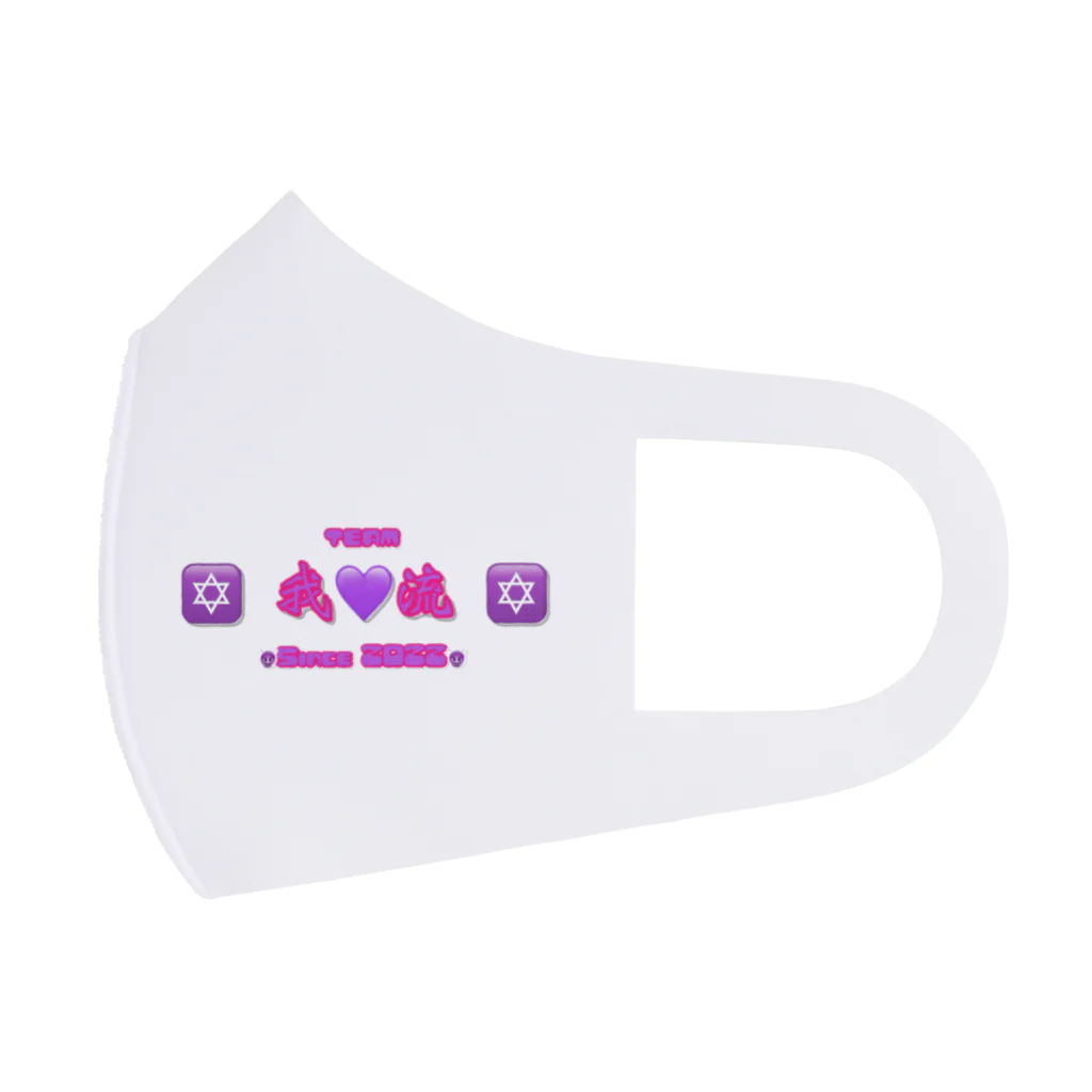 team 我流の【公式】team我流 グッズ Face Mask